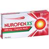 Reckitt Benckiser Nurofen XS Ibuprofene 400mg 10 Capsule Molli