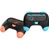 USU CHUANMEI Manopole per Nintendo Switch 2 Joy-Con, design di smontaggio con un pulsante, kit per controller Switch 2 Joy Cons, confezione da 2 (blu e arancione)