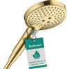 hansgrohe Raindance Select S Doccetta 120 3 Tipi di Getto Ecosmart 9 L/Min Oro Lucido,‎ 26531990