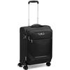 RONCATO Joy trolley cabina morbido espandibile 4 ruote con tsa Nero