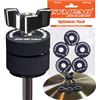 Cympad Optimizer Foam Cymbal Washers 40x12mm - Set di 5 cuscinetti in schiuma cellulare per piatti - Migliora il suono, la protezione e la stabilità - Adatto a tutti i setup - Must-Have per batteristi