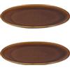 Serax - Set di 2 - Ø 27,5 cm OUT OF LINES - Marrone - Gres smaltato - Designer Uncharted