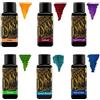 Diamine Inchiostro per penna stilografica, 30 ml, tavolozza di colori, 6 x bottiglie, Amber, Oxblood, Imperial Purple, Aurora Borealis, Oxford Blue, Meadow