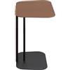 Kare Design Hedi - Tavolino da salotto, stile moderno, con struttura in acciaio, per divano, camera da letto, soggiorno, casa, ufficio, 55 x 61 x 39 cm (A x L x P)