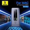 Baseus USB C HUB per Mac M3 M2 M1 Sistema HDMI 4K@60Hz MST Tripla Display per MacBook Air Pro Window 11 in 1 HUB Docking Station