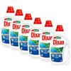 Dixan Detersivo Lavatrice Liquido Classico, 6 confezioni da 19 lavaggi, 114 lavaggi totali