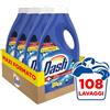 Dash Detersivo Lavatrice Liquido, 108 Lavaggi, (4 x 27)