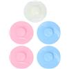 Amosfun Tappi Lavandino Silicone 5pz 10.5x10.5x3.5cm - Sigillo Antiodori & Antinsetti con Ventosa Antiscivolo, Rimozione Istantanea per Cucina e Bagno