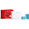 CONFEZIONI REGALO Clarins Cofanetto Rituale Hydra-Essentiel 50ml con Crema Notte 15ml, Total Eye Gel 7ml e Pochette
