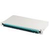 DIGITUS Pannello patch FO con attrezzatura 19'' 1U, 24x SC dx, OM3 DN-96422/3