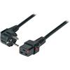 IEC Lock Cavo di alimentazione Schuko/IEC C19 angolato dritto M/F 2m IEC-EL262S