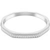 SWAROVSKI BRACCIALE RIGIDO MATRIX, TAGLIO BAGUETTE BIANCO, L
