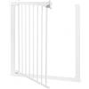 MoMi Cancelletto di Sicurezza 75 - 82 con 2 prolunghe da 7 e 14 cm WHITE
