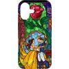 Disney Custodia per iPhone 17 Disney La Bella e la Bestia - Vetro colorato Belle e Principe