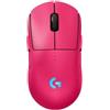 Logitech Mouse Logitech G Pro 2 senza fili Ottico 32000dpi Magenta [910-007309]