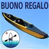Buono regalo per l'acquisto di un kayak o di una canoa su Pagaiate.it - valore: 50 EUR