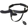 Hidden Desire Inferno Double Vibrating Pleasure Penis Strapon 14cm Black