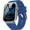 STECEi Smartwatch Uomo Donna Rispondi/Effettua Chiamate, 1.85" Orologio Smartwatch con 113 Sportivo, Impermeabil IP68 Sportivo Watch con Contapassi/Sonno/Cardiofrequenzimetro, Blu