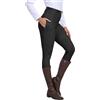 MoFiz Pantaloni da Cavallerizza Leggins Equitazione alla Zuava in Silicone a Seduta Intera Pantaloni Cachi S