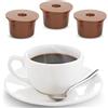 Yctze Capsule Riutilizzabili Caffitaly Caffitaly 14 × 11 × 3 3 Pezzi Accessori Riutilizzabili per la Sostituzione della Tazza del Filtro per Capsule di caffè Riutilizzabili Adatti per