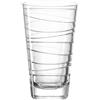 LEONARDO HOME Vario Struttura 019450 - Set di 6 bicchieri per acqua lavabili in lavastoviglie, in vetro con motivo, 280 ml