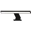 Briloner - Lampada LED a specchio, lampada a specchio IP44, lampada da bagno, lampada da bagno 5 Watt, 500 Lumen, 4000 Kelvin, nero, 300x103x36mm (LxLxH)
