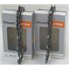 Stihl 2 X catena per motosega stihl oilomatic picco Micro Mini 3 (pmm3) Mezza Scalpello 3/8 'P 1,1 mm 35 cm (3610 000 0050)