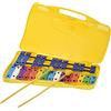 Btuty 25 Notes Glockenspiel Xilofono Clavicordo in Alluminio Percussioni Rhythm Musical Strumento Didattico con 2 Mallets Custodia Palmare