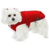 Fashion Dog Cappotto Impermeabile con Imbottitura Staccabile art. 109 | Taglia 36 | Rosso - Fashion Dog - Cappotto Impermeabile con Imbottitura Staccabile Rosso - Taglia 36