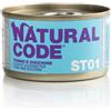 Natural Code ST01 Tonno e Zucchine Gatti Sterilizzati - Natural Code - ST01 Tonno e Zucchine Gatti Sterilizzati - 85GR