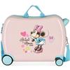 Disney Joumma Bags, Minnie Imagine, valigia per bambini, in ABS, un materiale, quattro ruote girevoli doppie, multidirezionali, chiusura laterale con combinazione., Immaginate, 50 x 38 x 20 cm,