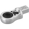 Hazet 6606D-16 Chiave ad Anello ad Innesto a Cricchetto, Argento, Attacco Quadro ad Innesto 14 X 18 mm