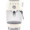 Smeg Macchina da Caffè Espresso Manuale con Cold Brew - Estetica 50's Style, Panna Lucido
