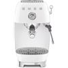 Smeg Macchina da Caffè Espresso Manuale con Cold Brew - Estetica 50's Style, Bianco Lucido