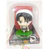 Fukuya Attack On Titan Levi Ackerman Figure Yurayura Solar Cleaning Ver. Fukuya nuovo