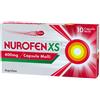 Reckitt Benckiser NurofenXS 400mg Ibuprofene Antidolorifico, 10 capsule molli
