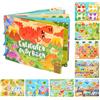 KUKUTrue® Montessori Giocattolo 1 2 3, Enlighten Busy Book, Giochi da 1 Anno, Giocattoli Educativi da 2 Anni, Busy Board, Quiet Book, Abilità Motorie Fini, Regalo 1 2 3 Bambini Ragazzi Ragazze