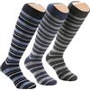 Easy8 Pois 40-45, Calze da Uomo Lunghe in Caldo Cotone, 6 PAIA, Calzini Uomo Lunghi, Colorati, Fantasia, Calzini Eleganti, Caldi, Invernali, Alti, Calzettoni