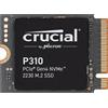 Crucial SSD P310 2TB PCie 4.0 NVMe M.2 2230 mod. CT2000P310SSD2