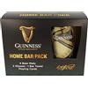 GUINNESS THE 1759 Guinness Confezione di prodotti ufficiali Guinness per il bar domestico, con sottobicchieri, bicchieri, asciugamano e carte da gioco
