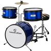 SOUNDSATION JDK313-MB BATTERIA JUNIOR IN LEGNO PER BAMBINI COLORE BLU