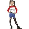 Fiestas Guirca Costume da bambina pericolosa per Halloween da bambina 7-9 anni