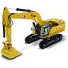 Diecast Masters Caterpillar Diecast Masters 85709 - Escavatore Attrezzi Extra Cat 395 GP, Scala 1:50, Circa 8,9 x 11,4 x 29,2 cm, da 14 Anni