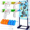 Does not apply Giochi Di Tiro Al Bersaglio per Bambini Include 2 Pistole Giocattolo 18 Proietti
