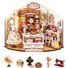 Casa Delle Bambole Sartoria Di Elsa Casa Miniatura Kit Modello in Legno Stile Vi