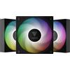 Gamdias Ventole Gamdias NOTUS M1-1203 ARGB - Kit da 3pz, pale invertite intercambiabili (incluse) colore nero