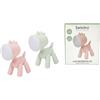 IBS Luce notturna led dinosauro rosa e verde 15,5x19x9 cm - switch u