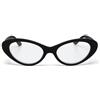 OKKIA Occhiale da Lettura Mod. Lina Cat Eye Nero Diottrie 1.50