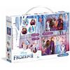 Clementoni Mini Edukit - Disney Frozen 2 (gioco per bambini): Mini puzzle - Domino - 6 Cubes