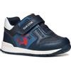 Geox B Rishon Boy A, Scarpe da Ginnastica Bimbo 0-24, Blu A, 23 EU